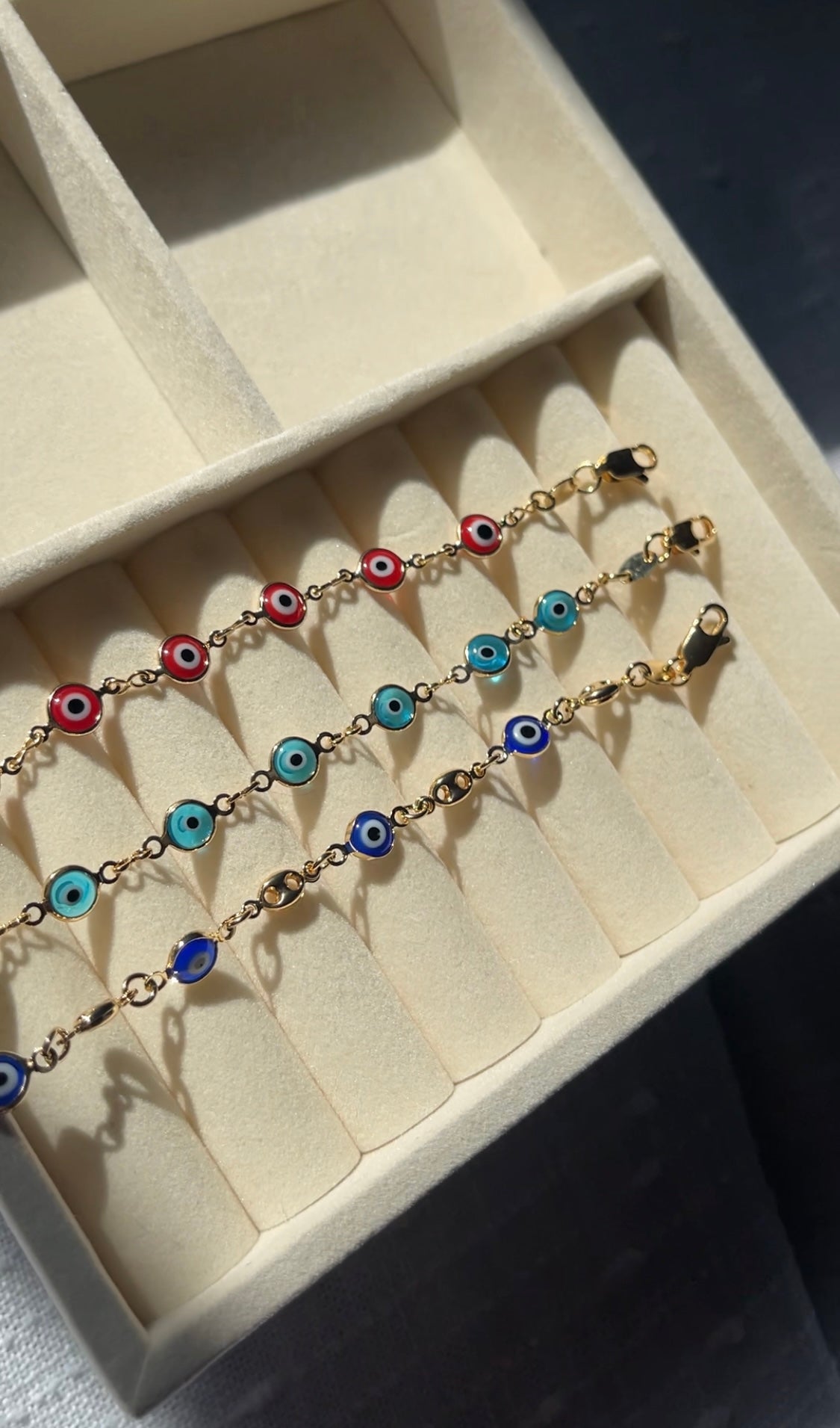 Light Blue Evil Eye Bracelet